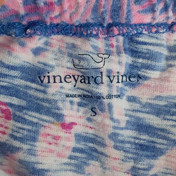 Vineyard Vines Girls Romper Monkey Business Ruffle One Piece Flamingo Kids S - Picture 6 of 7